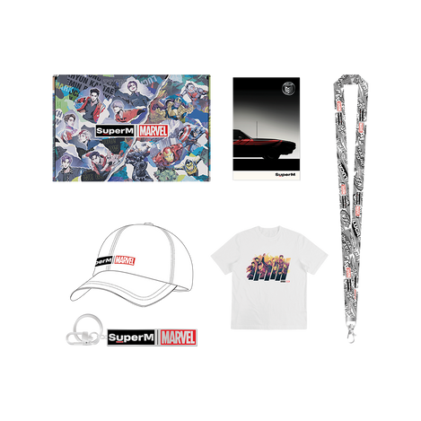 SuperM X MARVEL Special Package Cartoon Type + Digital Album
