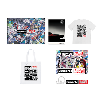 SuperM X MARVEL Special Package Logo Type + Digital Album