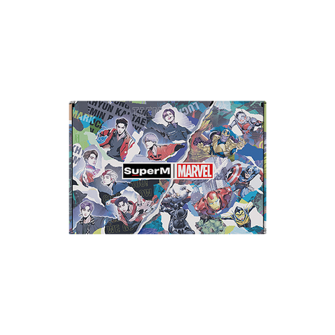 SuperM X MARVEL Special Package Logo Type + Digital Album